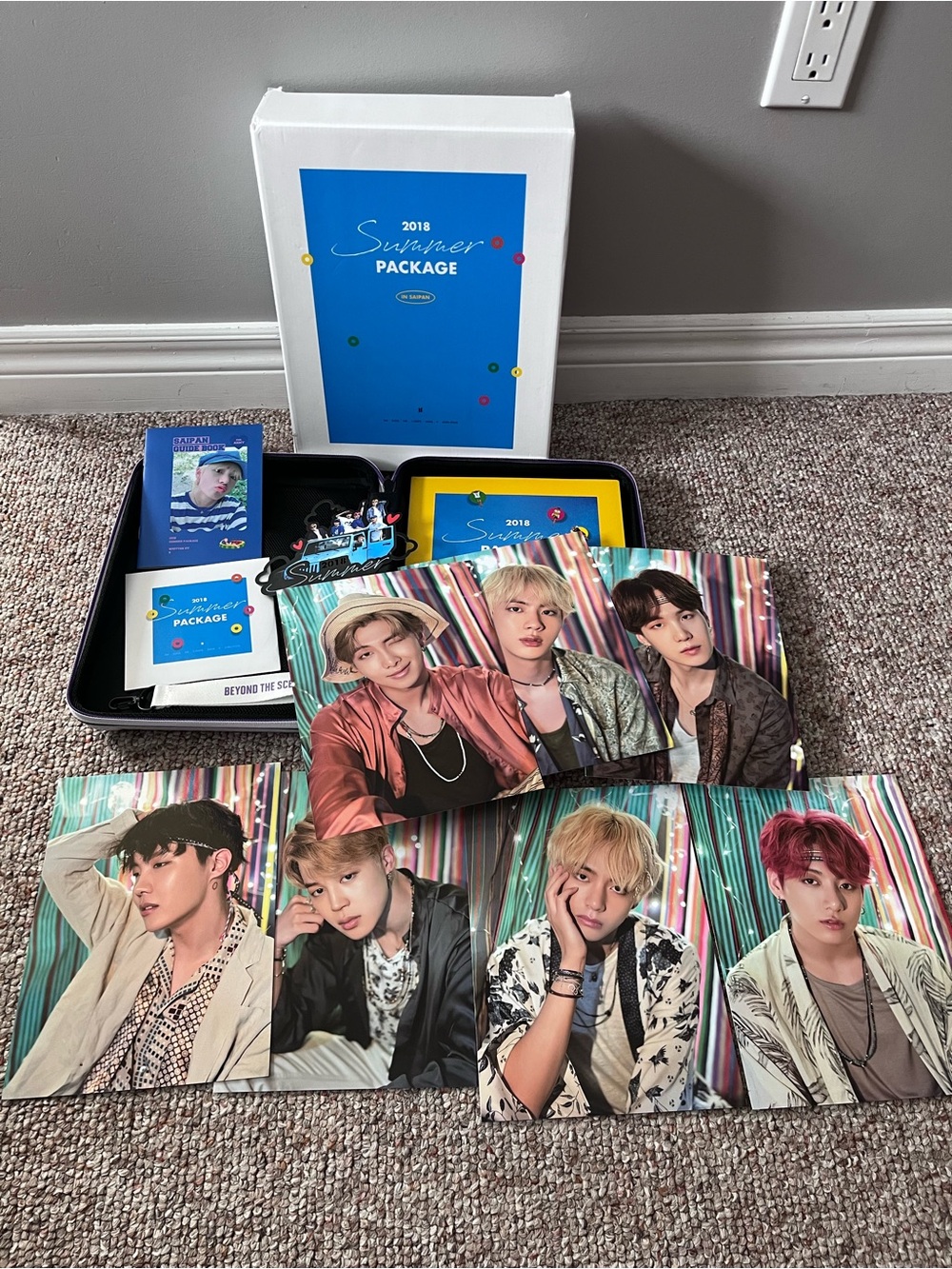 BTS Summer Package 2018 in Saipan V Tour Book With Box.